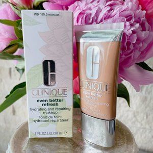 Clinique Even Better Refresh hydrating and repairing makeup WN 115.5 mocha